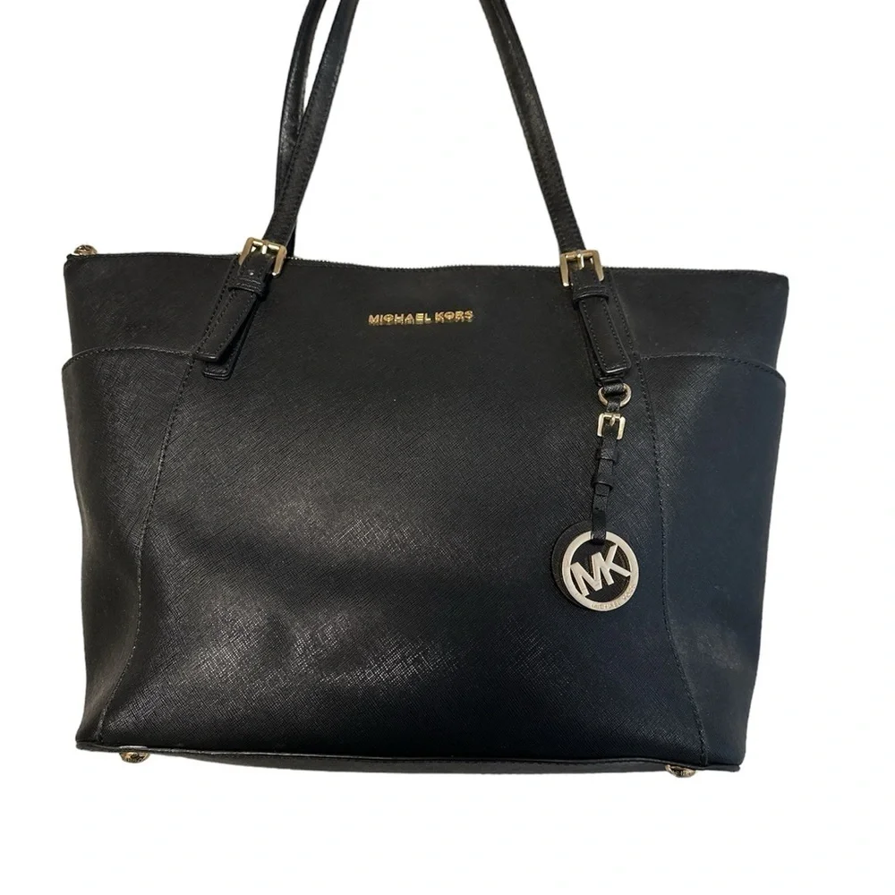 Michael Kors Black Leather Tote